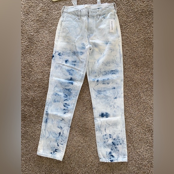 Jean PacSun Mom Taille 24 Délavé Bicolore - Occasion Très Bon état